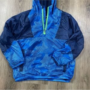 Boys Small (8) Lands’ End Lightweight Blue Jacket